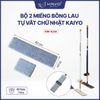 KAIYO- Bộ 2 miếng bông lau tự vắt chữ nhật