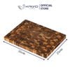 Thớt thái gỗ Teak KAIYO hình chữ nhật 35x25x2,5cm - Sakuko