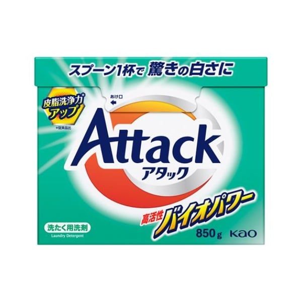  KAO - Bột giặt ATTACH HIGHLY ACTIVE BIO 850gr 