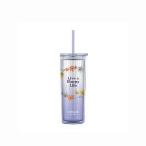  L&L- Ly nhựa 2 lớp màu tím 720ml 