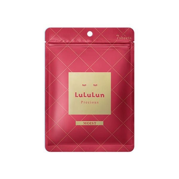  LULULUN – Mặt nạ dưỡng ẩm đỏ Premium 7 miếng 