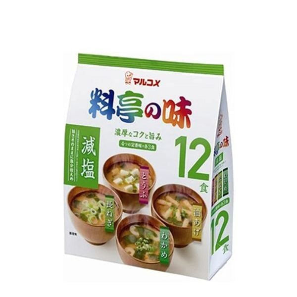  MARUKOME_Súp miso ăn liền giảm muối 183g 
