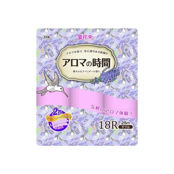  MARUTOMI- Giấy vệ sinh hương lavender 18 cuộn 