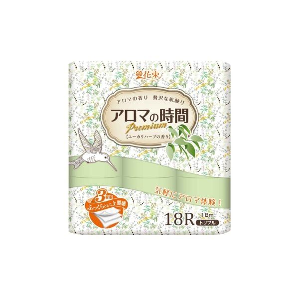  MARUTOMI- Giấy vệ sinh hương thảo mộc bạch đàn 18c 