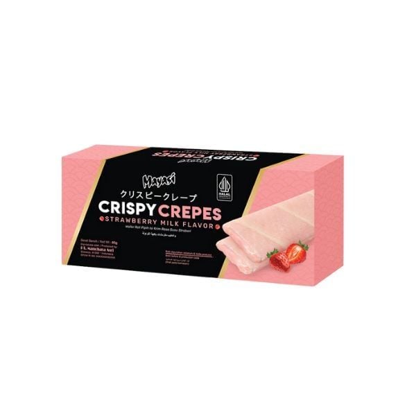  MAYASI- Bánh Crepe vị dâu hộp 85g 