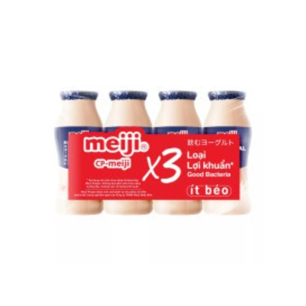  MEIJI- Sữa chua uống nguyên chất 4chaix85ml 