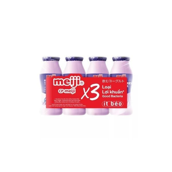  MEIJI- Sữa chua uống việt quất 4chaix85ml 
