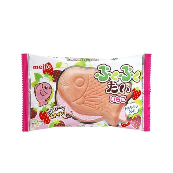  MEITO- Bánh xốp cá nhân kem dâu 16.5g 