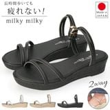  MILKY MILKY- Xăng đan quai mảnh ánh kim 