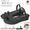 MILKY MILKY- Sandal quai mảnh ánh kim