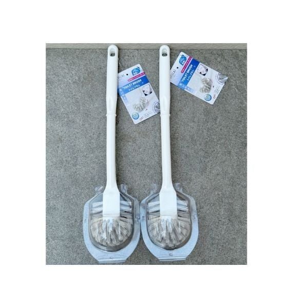  MIRAI- Chổi cọ toilet đầu tròn cán dài 36cm 