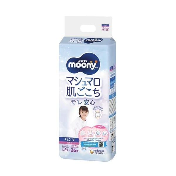  MOONY- Bỉm quần size XXL26 Girl 