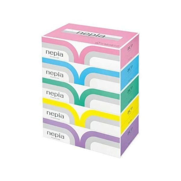  NEPIA - Set hộp giấy ăn cao cấp (360 tờ x 5 hộp) 