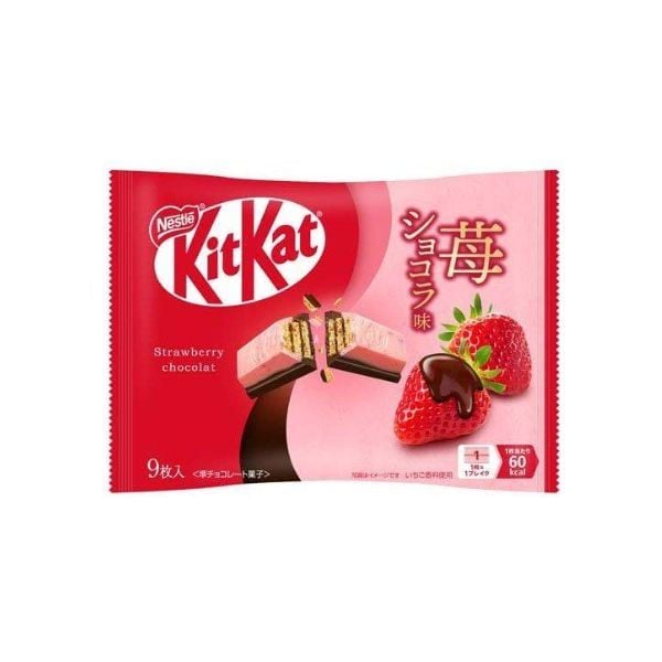  NESTLE- Bánh KitKat vị dâu và socola 9 chiếc 