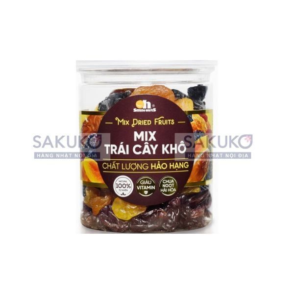  OHSMILENUTS- Hộp mix trái cây khô 275g 