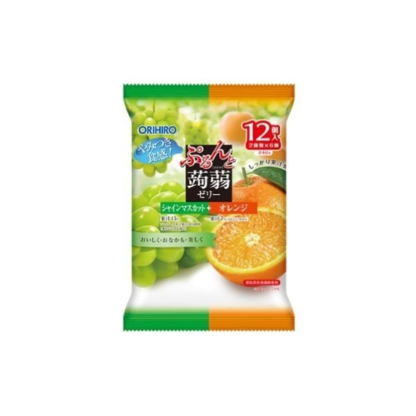 ORIHIRO- Thạch mềm vị cam nho 240g