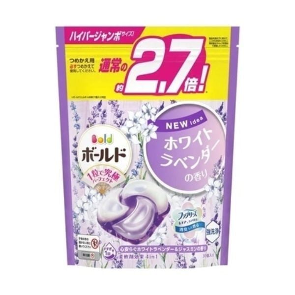  P&G- Viên giặt xả 4D Bold hương lavender 30 viên 