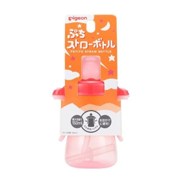  PIGEON- Bình tập uống cho bé màu hồng 150ml 