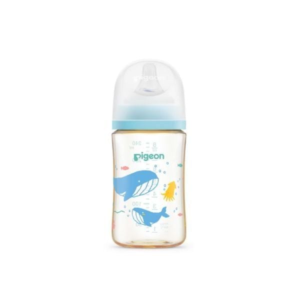 PIGEON – Bình sữa PPSU họa tiết đại dương 240ml 