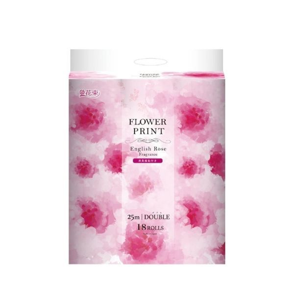  Seishi-Giấy vệ sinh hương hoa hồng 25mx18 cuộn 