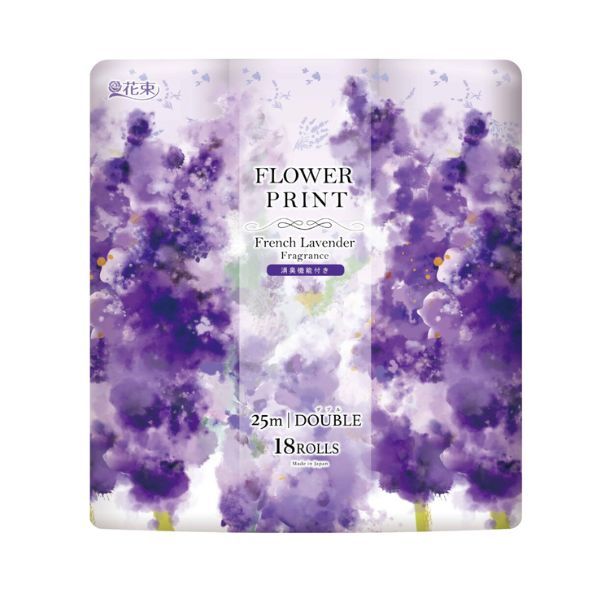  Seishi-Giấy vệ sinh hương oải hương 25mx18 cuộn 