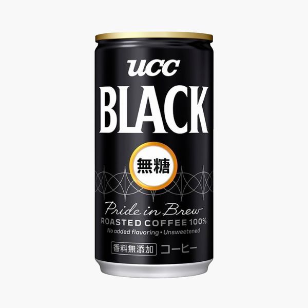  UCC - Cà phê lon không đường Black sugar 185g (30) 