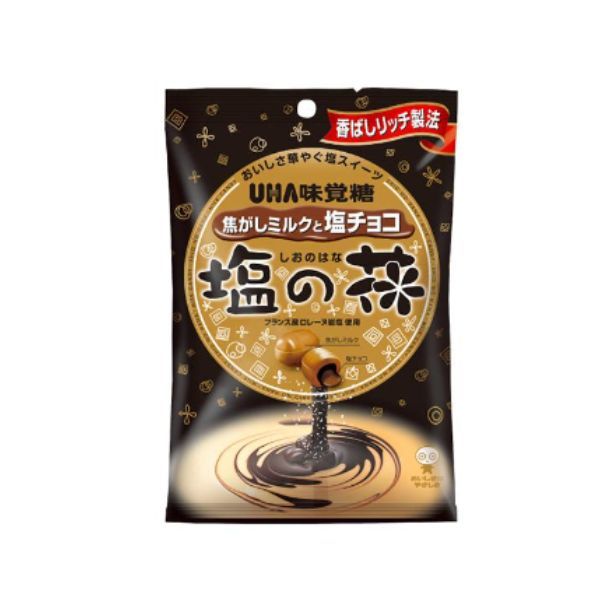  UHA MIKAKUTO- Kẹo caramel muối nhân socola 71g 