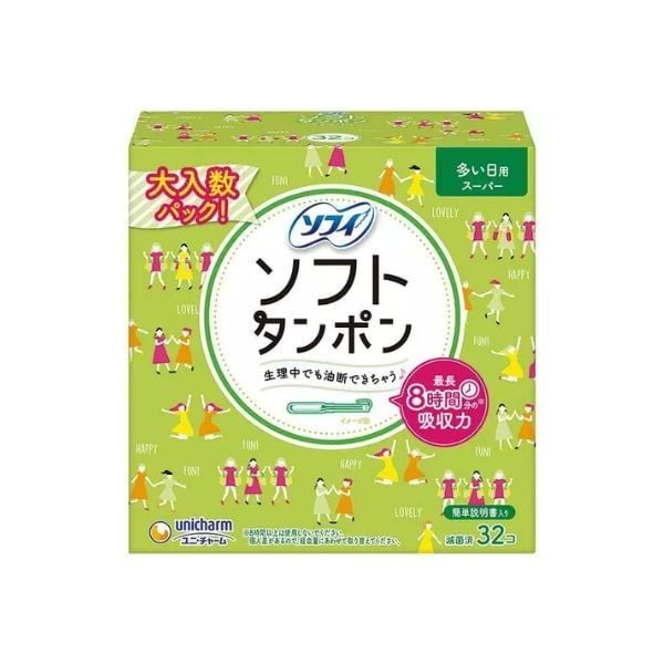  UNICHARM- BVS Tampon Soft mềm 32c 