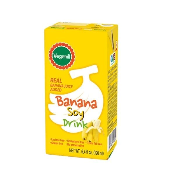  VEGEMIL- Sữa đậu nành chuối 190ml 