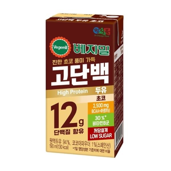  VEGEMIL- Sữa đậu nành socola giàu đạm 190ml 