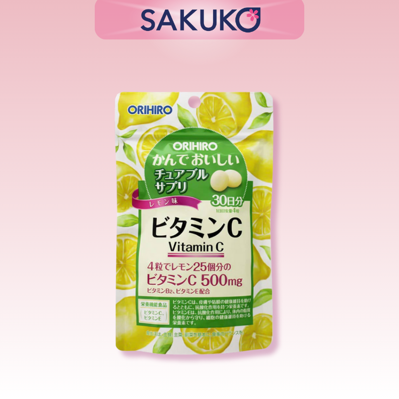 ORIHIRO- Viên uống bổ sung Vitamin C ( 300 viên ) 