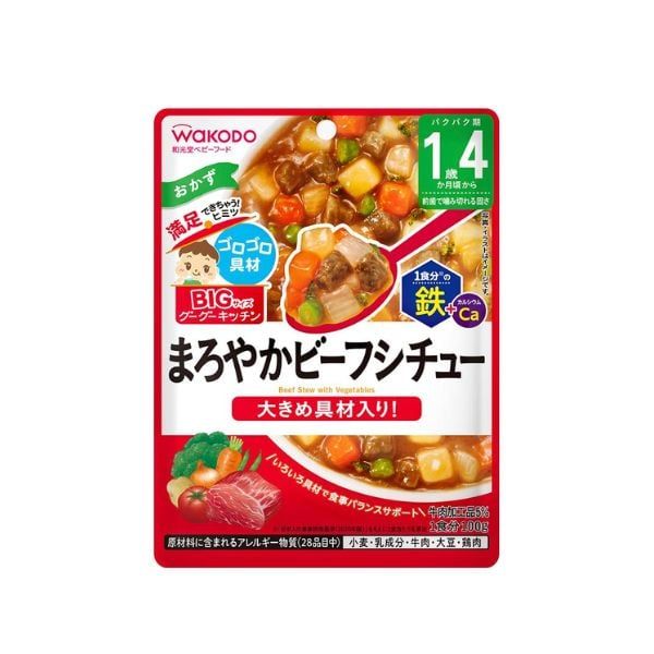  WAKODO- TPBS Bò hầm rau củ 100g 