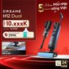  Máy hút bụi lau sàn khô & ướt cầm tay không dây đa năng Dreame H12 Dual 