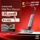  MÁY HÚT BỤI LAU SÀN KHÔ & ƯỚT H16 PRO STEAM 