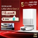  Robot hút bụi lau sàn tự làm sạch thông minh Dreame L10s Ultra Gen 2.0 