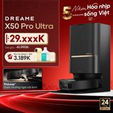  Robot hút bụi lau sàn chuyên dụng thông minh X50 Pro Ultra 