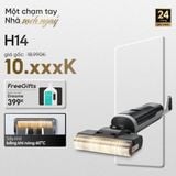  Máy hút bụi lau sàn khô & ướt cầm tay không dây thông minh Dreame H14 