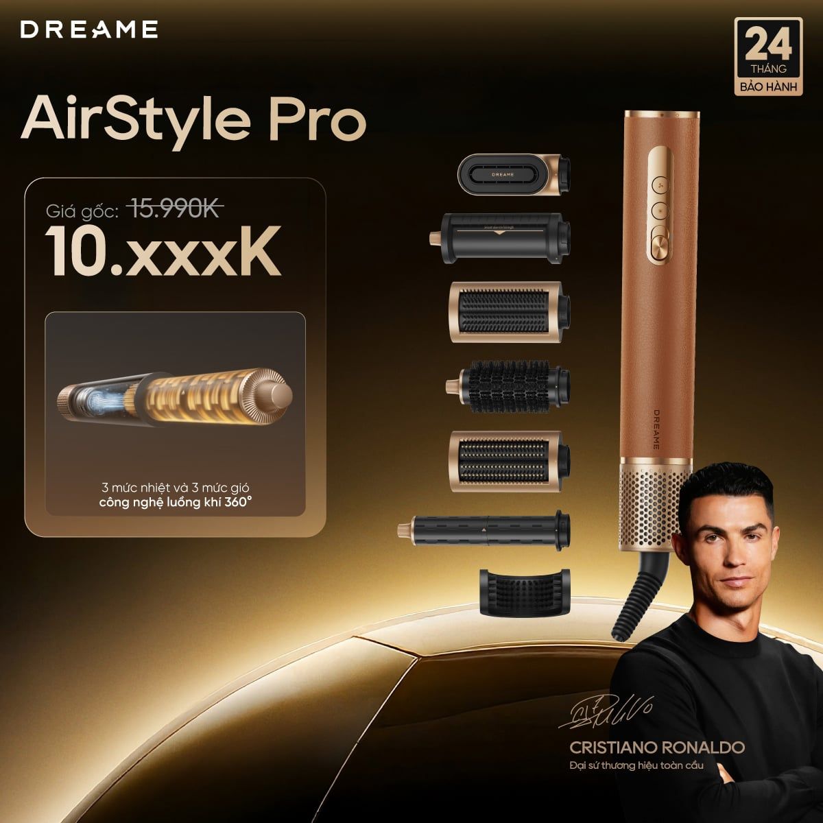  Máy sấy và tạo kiểu tóc đa năng Dreame Airstyle Pro 