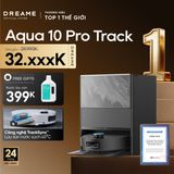  ROBOT HÚT BỤI LAU SÀN CHUYÊN DỤNG DREAME AQUA 10 PRO TRACK 