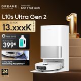  Robot hút bụi lau sàn tự làm sạch thông minh Dreame L10s Ultra Gen 2.0 
