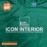  ÁO MƯA CÁNH DƠI PHỐI KÍNH ĐÈN - ICON INTERIOR 