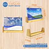  LỊCH BÀN ĐẾ GỖ 