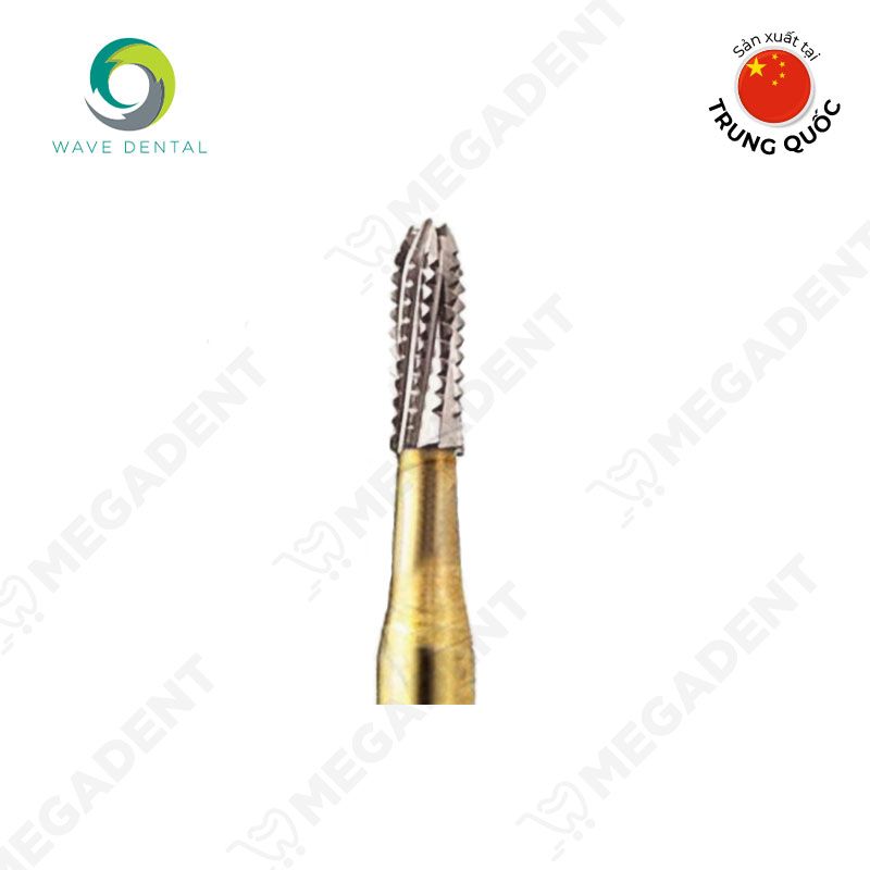  Carbide Bur Metal Cutting FG 1958 - Mũi khoan cắt mão kim loại đầu trụ hình tròn - Cái 