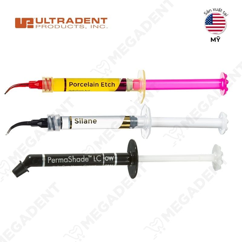  Combo (Silane + Porcelaine + Permashade - trắng đục) 