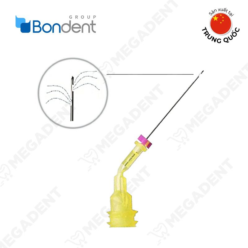  Irrigation Needle 30G 22mm - Kim bơm rửa nội nha 30G 22mm - Hộp 50 cái 