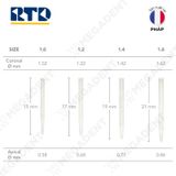  MatchPost Fiber Post - Chốt sợi thủy tinh - Vỉ (5 Chốt) 