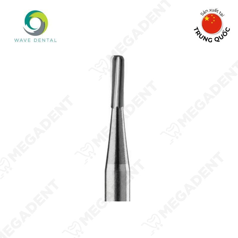  Operative - Straight fissure head with rounded end-Amalgam prep - Mũi khoan Carbide mũi trụ đầu bờ vai - Cái 