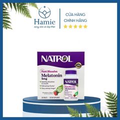 Kẹo Ngủ Melatonin Gummies Natrol Vị Dâu Mỹ (Mẫu Mới)