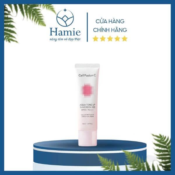 Kem Chống Nắng Nâng Tone Cell Fusion C SPF50+ PA++++ Hàn Quốc Mãu Mới