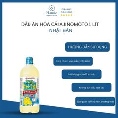 Dầu Ăn Hoa Cải Ajinomoto 1 Lít Nhật Bản